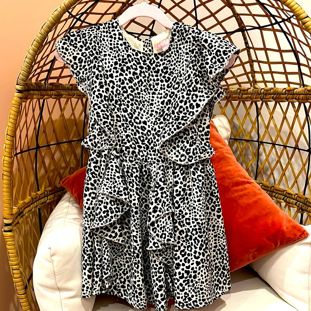 Girls- BCBG cheetah print dress- size 3